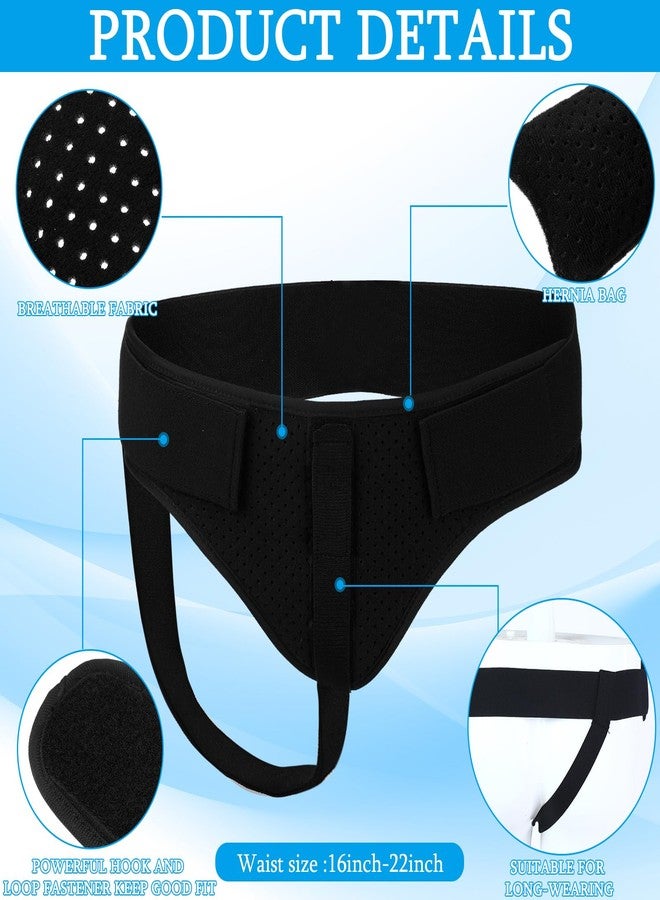 Jetec Inguinal Hernia Belt for Men Groin Brace Left or Right Side Post Surgery Hernia Support Truss for Inguinal Groin Pain Truss with Adjustable Waist Strap for Pain Relief Recovery(Classic) - Image 2
