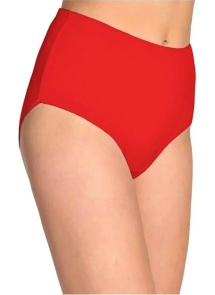 Tutku Passion Women 6 Pcs Pack 922 Cotton High Waist Rib Bato Panties
