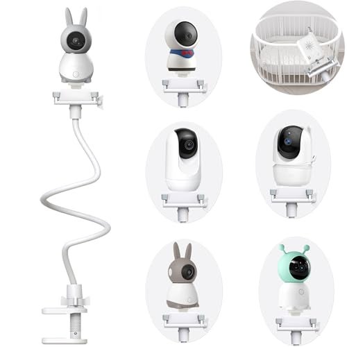 Derebir Baby Camera Mount Stand Compatible with BOIFUN/Momcozy/ieGeek/Comfyer-BM01/TECGUUD a Part Baby Monitor Flexible Baby Monitor Holder Shelf Baby Camera Stand More Safety(33.75 inch/Cameras Not Included) - Image 1