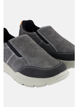 RBX Men Slip On Running Shoes, Dark Grey  - Image 3