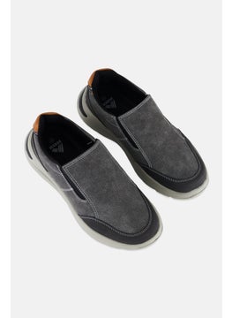 RBX Men Slip On Running Shoes, Dark Grey  - Image 4