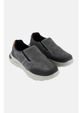 RBX Men Slip On Running Shoes, Dark Grey  - Image 1