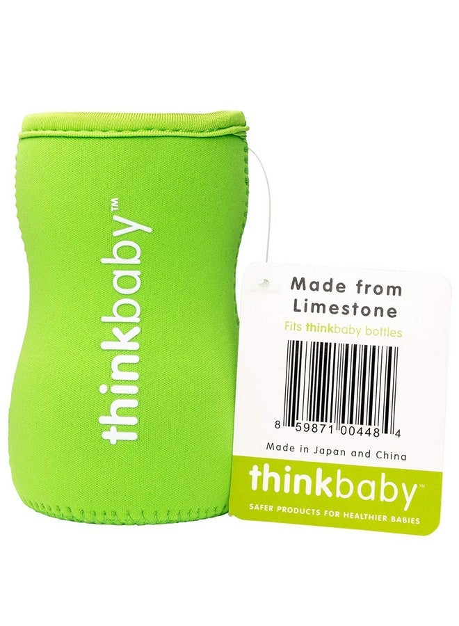 Thinkbaby Limestone Thermal Bottle Sleeve, Light Green - Image 2