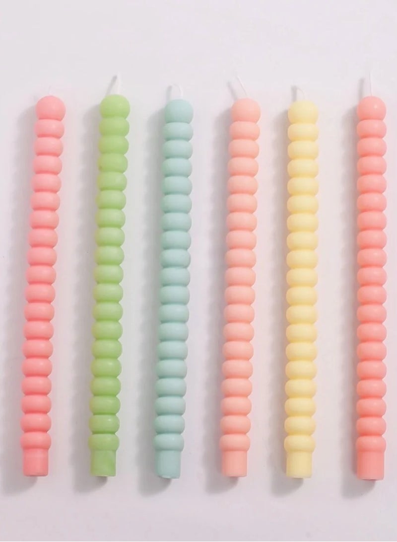 Blobs Taper Candle ( blue ) - Image 4