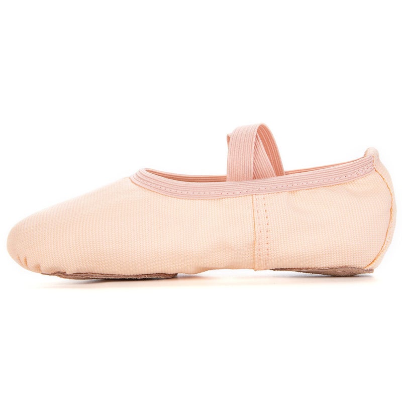 RoseMoli Canvas Ballet Slippers Flats for Girls/Toddlers/Kids/Women, Yoga Practice Shoes for Dancingballet Pink 9 Toddler - Image 2