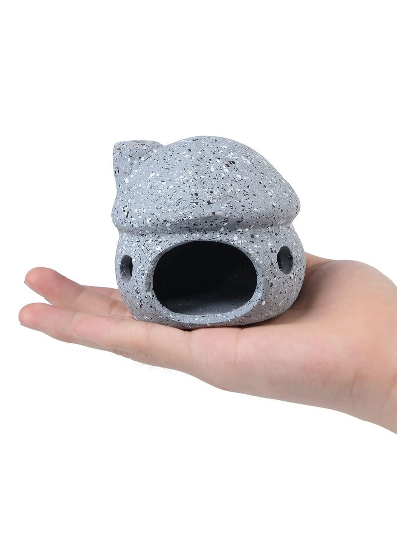 Excefore Aquarium Decor Ceramic Mushroom House - Image 4