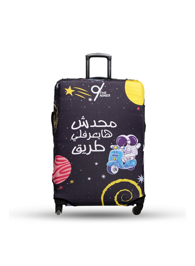 THE NINES LUGGAGE COVER "NO ONE WILL FIND ME" -XL (29-32 inch)