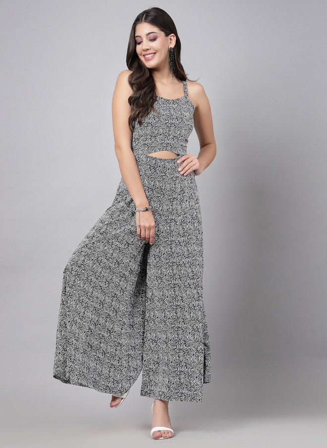 RAASSIO بدلة بدون أكمام بنقشة حيوانات للنساء - Image 1