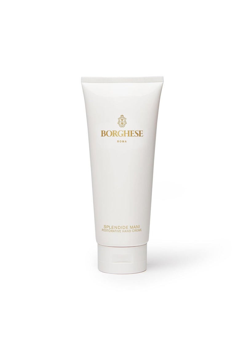 Borghese Borghese Splendide Mani Restorative Hand Creme - Hydrating Cuticle & Hand Cream with Vitamin E for Dry, Chapped Skin, Skin Barrier Support, Scented 