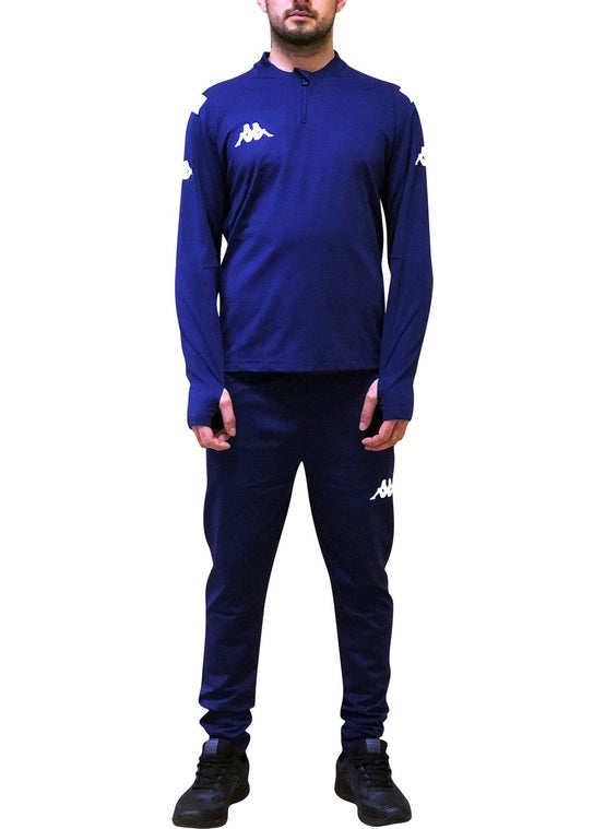 Men's Tracksuit Half Zipper Player Ablas3 Navy Blue