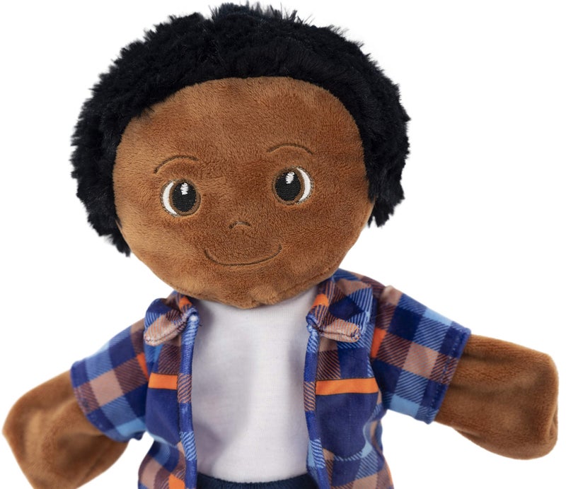 Playtime by Eimmie Hand Puppets for Kids (Charlie) - 14" Soft Plush Toy for Boys & Girls, Pretend Play, Storytelling, Theater, Imaginative Fun, Educational Puppet for Toddlers & Children Ages 3+ - Image 2