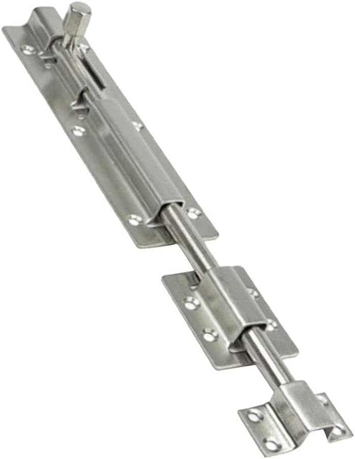 klarako Stainless Steel Latch Slide Lock Door Window Gate Barrel Bolt Heavy Duty Hardware 7 Sizes Choice  12inch 290mmx36mm - Image 5