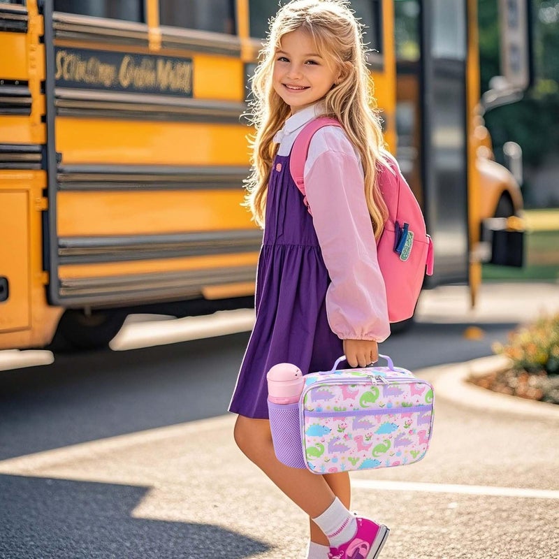 RHCPFOVR Kids Lunch Bag - Insulated Lunch Box for Boys Girls,Washable Lunch Bag and Reusable Toddler Leak-proof Lunchbox for School and Daycare - Image 2