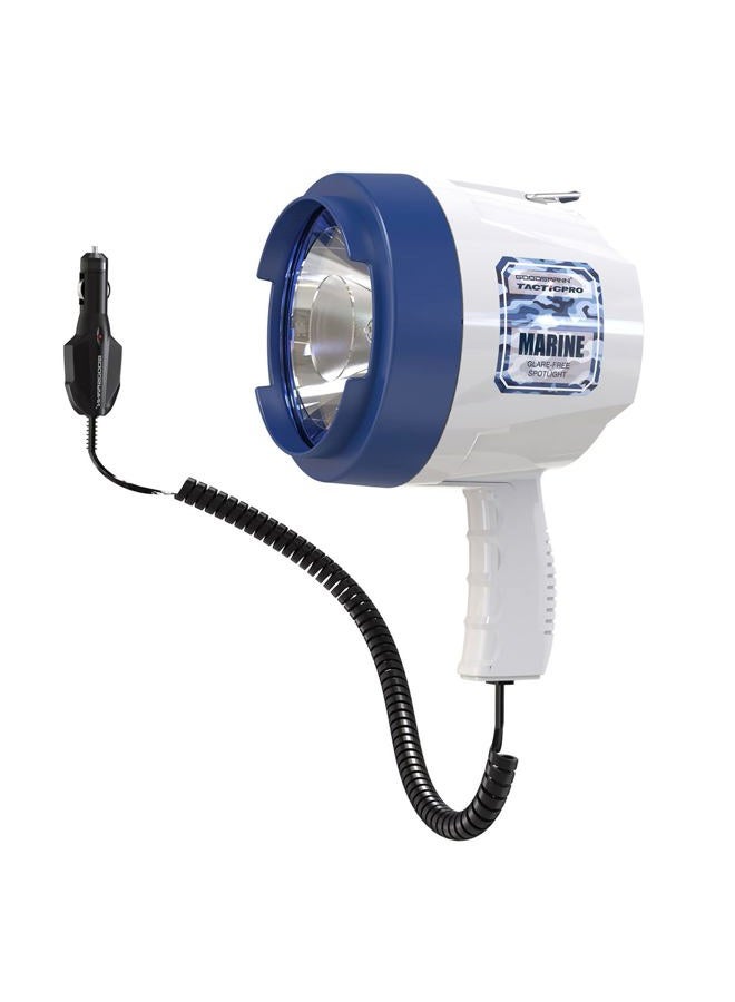 GOODSMANN Spotlight Outdoor Handheld 12v Spot Light 1200 Lumen spotlights with Cigarette Lighter for Boat Marine Glare-Free Bright Plug in Spotlight for Car Corded Floodlight - Image 1