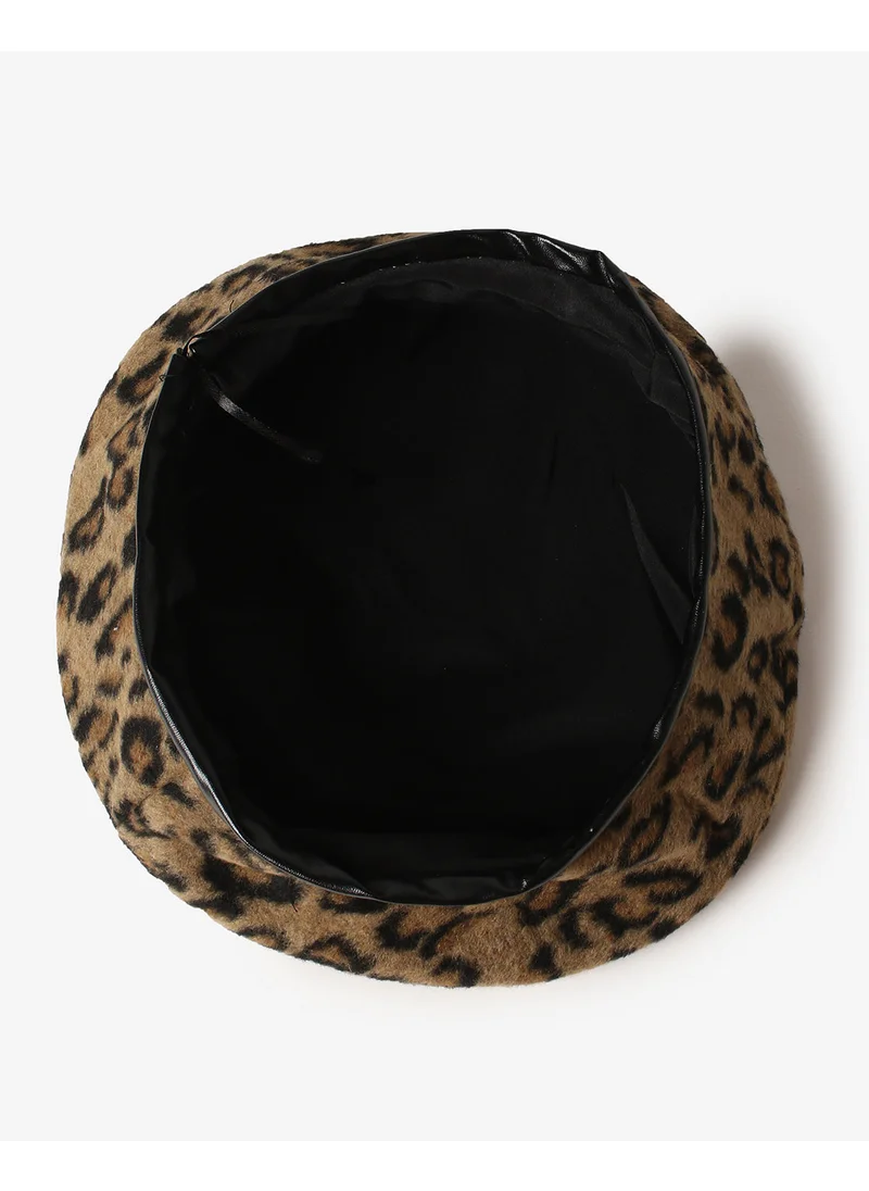 Haute Sauce Animal Printed Stylish Hat