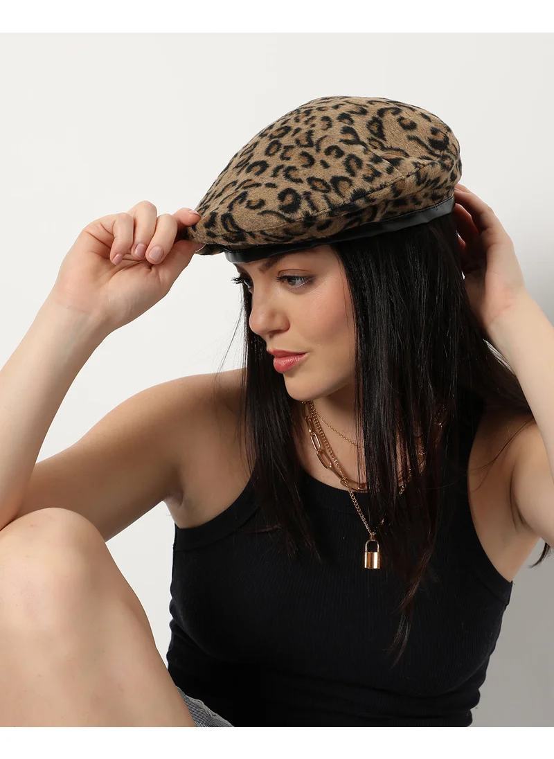 Haute Sauce Animal Printed Stylish Hat
