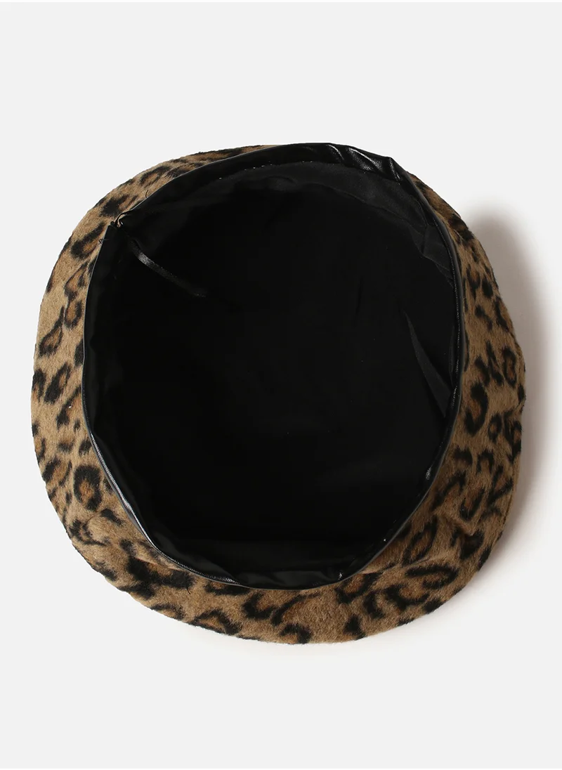 Haute Sauce Animal Printed Stylish Hat