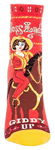 Blue Q Women's Ankle Socks, Boss Lady - Giddy Up! - Image 2