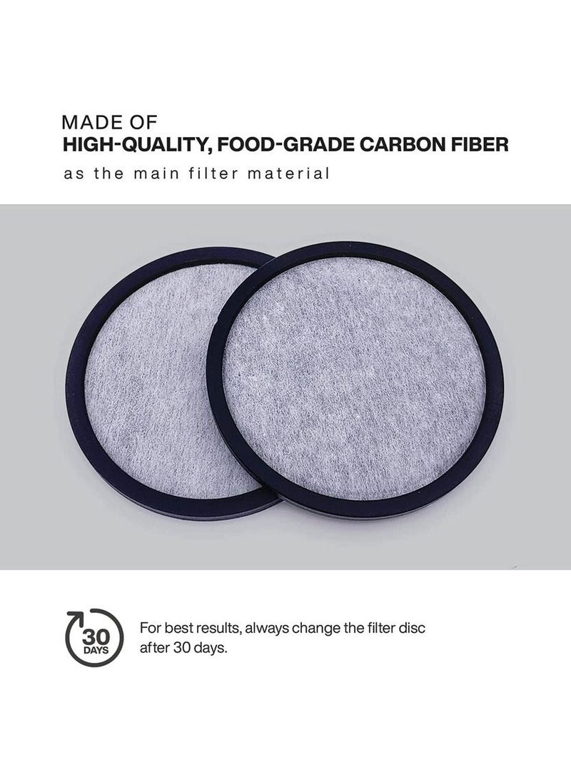 SYOSI - 12 Pack Replacement Charcoal Water Filter Discs for Mr. Coffee Brewers Coffee Machines - Image 1