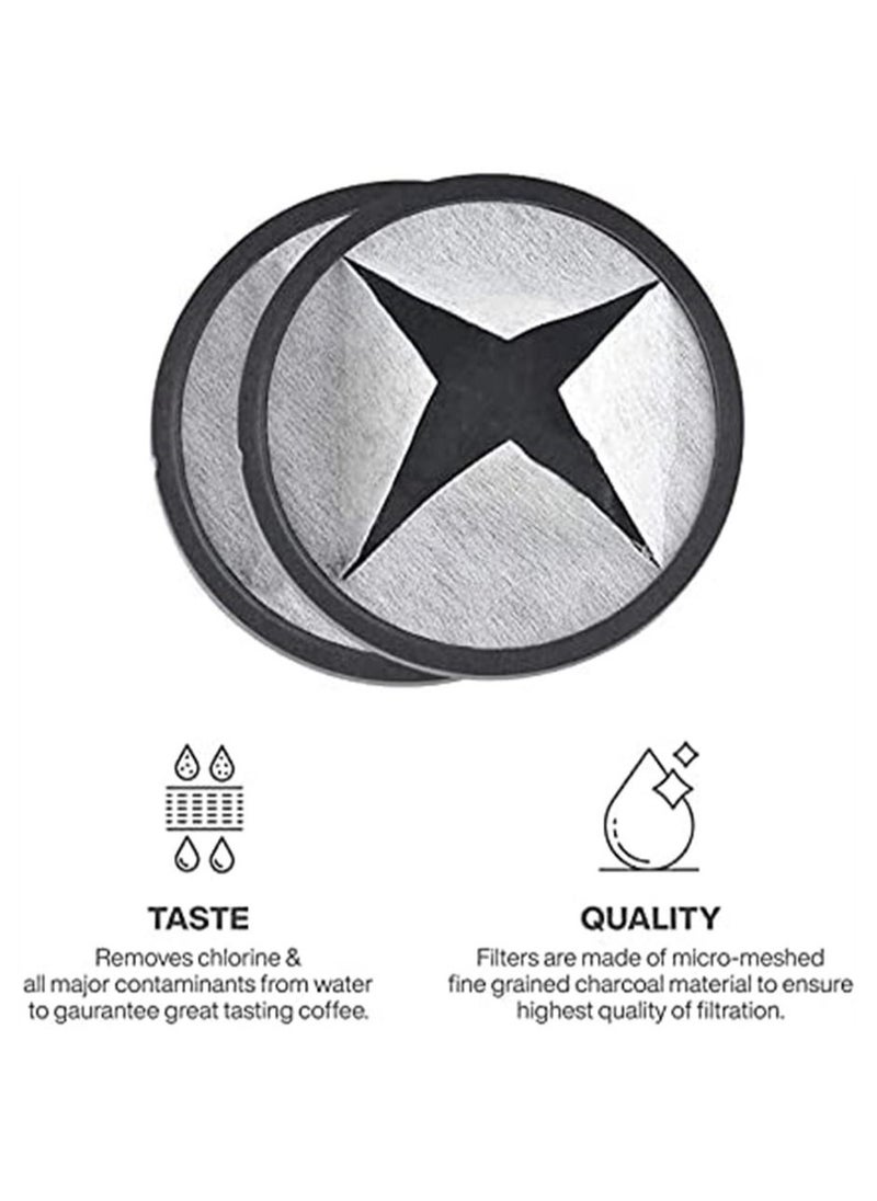 SYOSI - 12 Pack Replacement Charcoal Water Filter Discs for Mr. Coffee Brewers Coffee Machines - Image 1