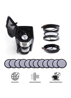 SYOSI 12 Pack Replacement Charcoal Water Filter Discs for Mr. Coffee Brewers Coffee Machines  - Image 5