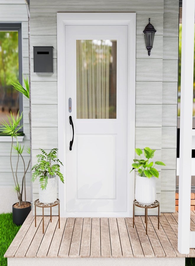 Chinpakden 10.24" Plant Stand Flower Stand - Bronze Plant Holder for Garden Home, Anti-rust Plant Rack for Multiple Plant Indoor or Outdoor. - Image 2