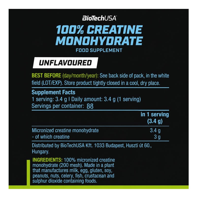 BioTechUSA Creatine Monohydrate -500g - Image 2