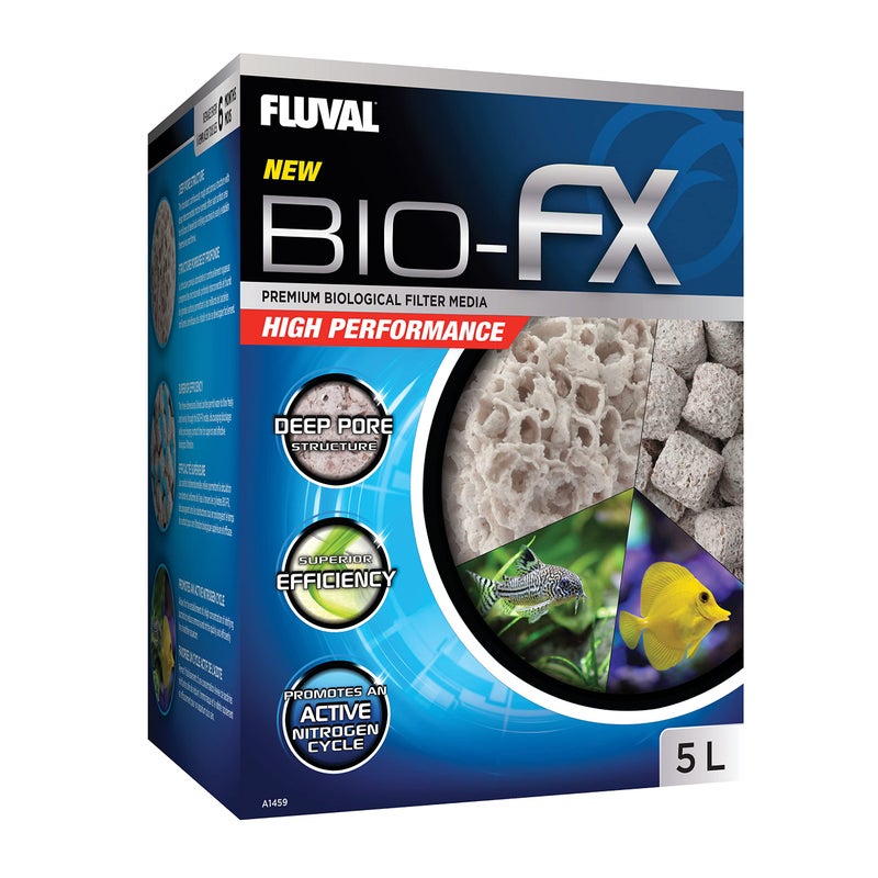 Fluval BIO-FX, Biological Aquarium Filter Media Suitable for Most Aquariums and Filters, 5 Liters - Image 1