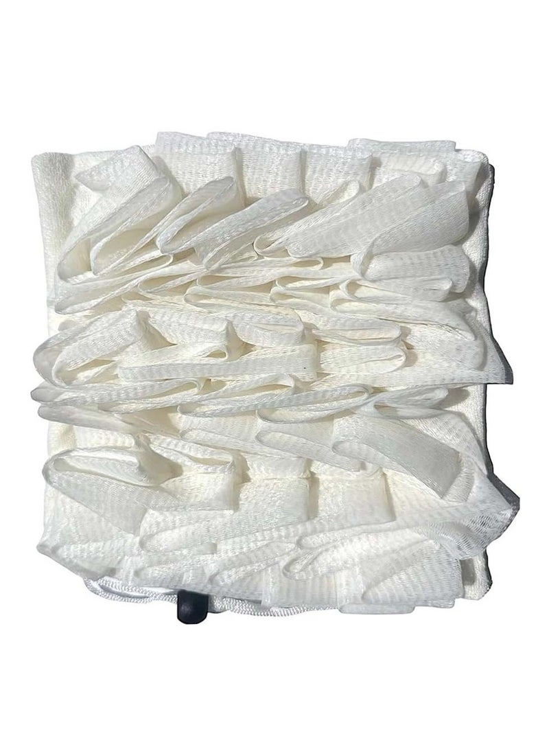 زاب إسفنجة استحمام كبيرة الحجم، ليفة استحمام، فرشاة تقشير شبكية، كرة استحمام، تقشير، مقشر للجسم، تنظيف، تهدئة البشرة، إكسسوارات الحمام للرجال والنساء، غسيل وتنظيف - Image 1