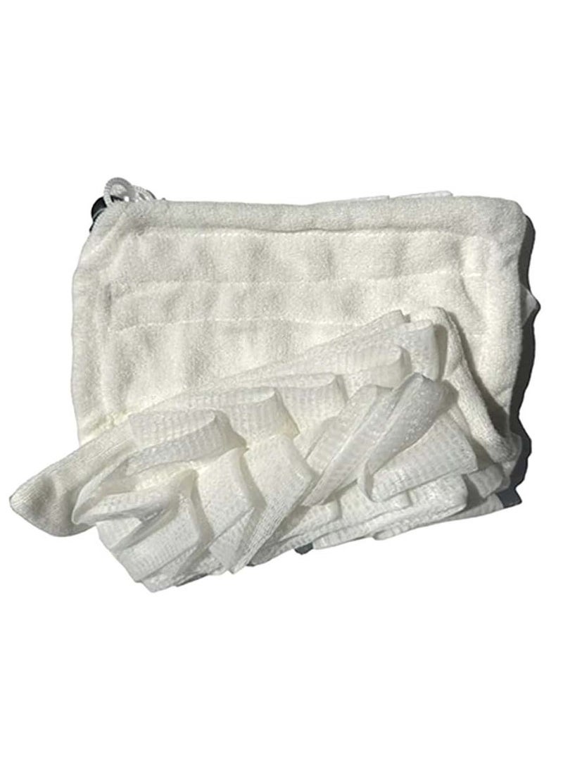 زاب إسفنجة استحمام كبيرة الحجم، ليفة استحمام، فرشاة تقشير شبكية، كرة استحمام، تقشير، مقشر للجسم، تنظيف، تهدئة البشرة، إكسسوارات الحمام للرجال والنساء، غسيل وتنظيف - Image 3