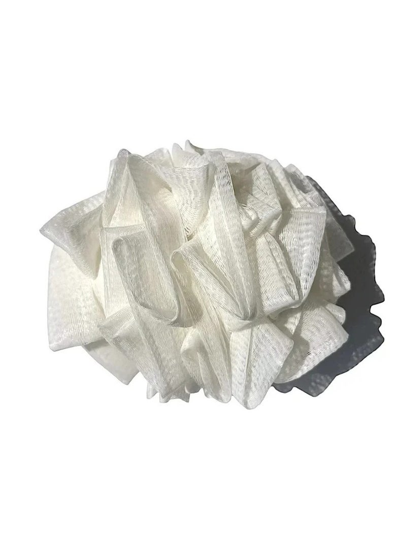 زاب إسفنجة استحمام كبيرة الحجم، ليفة استحمام، فرشاة تقشير شبكية، كرة استحمام، تقشير، مقشر للجسم، تنظيف، تهدئة البشرة، إكسسوارات الحمام للرجال والنساء، غسيل وتنظيف - Image 4