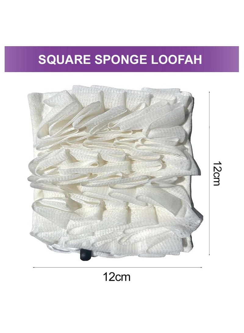 زاب إسفنجة استحمام كبيرة الحجم، ليفة استحمام، فرشاة تقشير شبكية، كرة استحمام، تقشير، مقشر للجسم، تنظيف، تهدئة البشرة، إكسسوارات الحمام للرجال والنساء، غسيل وتنظيف - Image 5