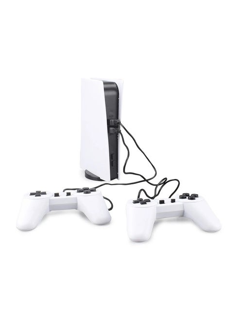 Classic Retro Gaming Console GS5 – 300 Built-in Games, 2 Controllers, Portable TV Game Console with AV Output