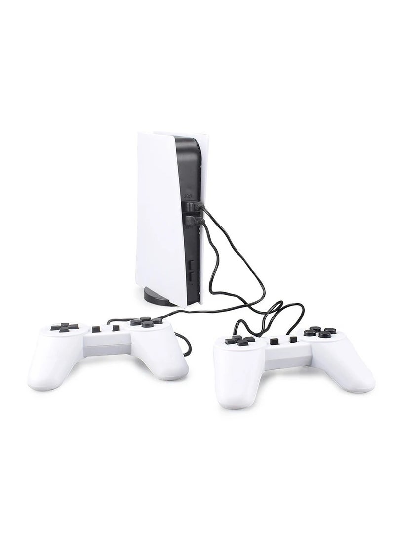 Generic - Classic Retro Gaming Console GS5 – 300 Built-in Games, 2 Controllers, Portable TV Game Console with AV Output - Image 1
