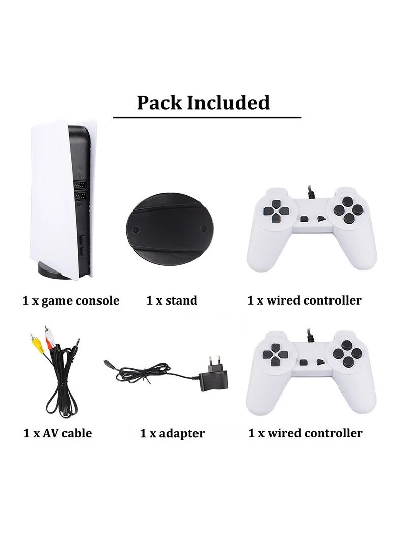 Generic - Classic Retro Gaming Console GS5 – 300 Built-in Games, 2 Controllers, Portable TV Game Console with AV Output - Image 1