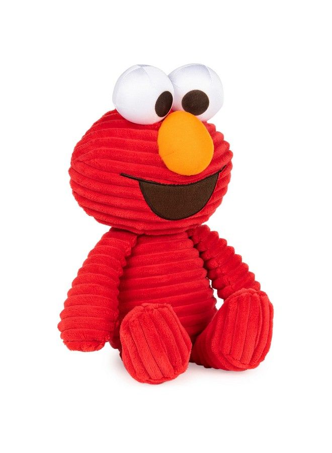 GUND Sesame Street Official Cuddly Corduroy Elmo Muppet Plush Premium Plush Toy For Ages 1 & Up Red 10.5”  - Image 4