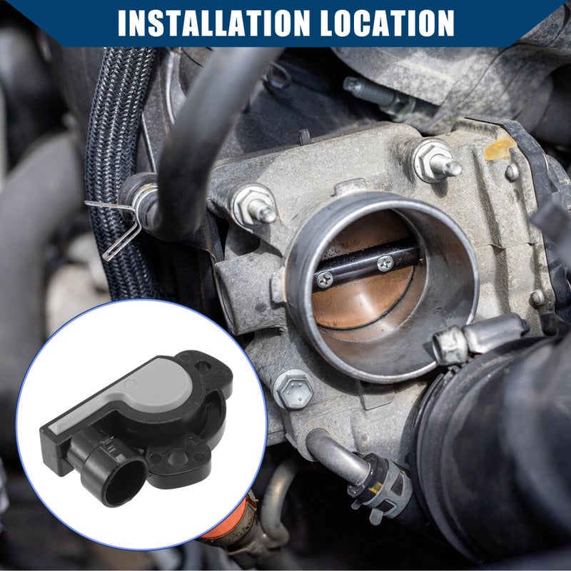 Generic Hihaha No.8171066800 TPS Throttle Position Sensor for Chevrolet Astro 1992-1995 for Chevrolet Impal 1994-1996 / Interior/Heavy Duty Plastic Material / 1 Piece Black  - Image 2