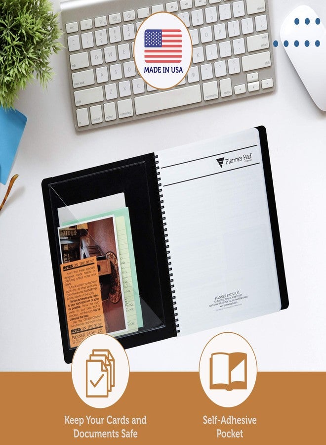 Planner Pad Insta Pockets, Front and Back Planner Pocket Combo, Executive Size, Clear Vinyl, 8” x 10” - Image 5