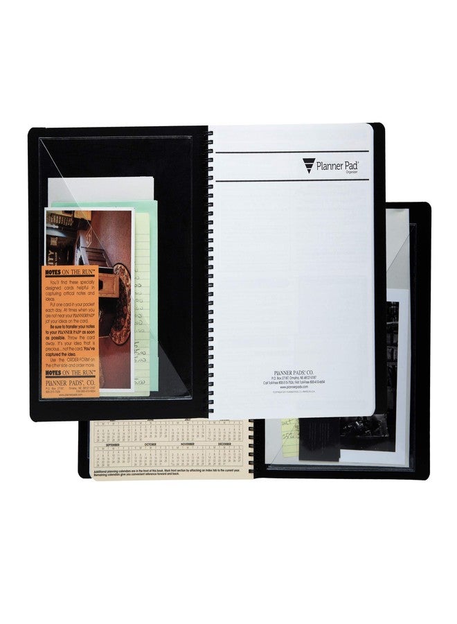 Planner Pad Insta Pockets, Front and Back Planner Pocket Combo, Executive Size, Clear Vinyl, 8” x 10” - Image 1