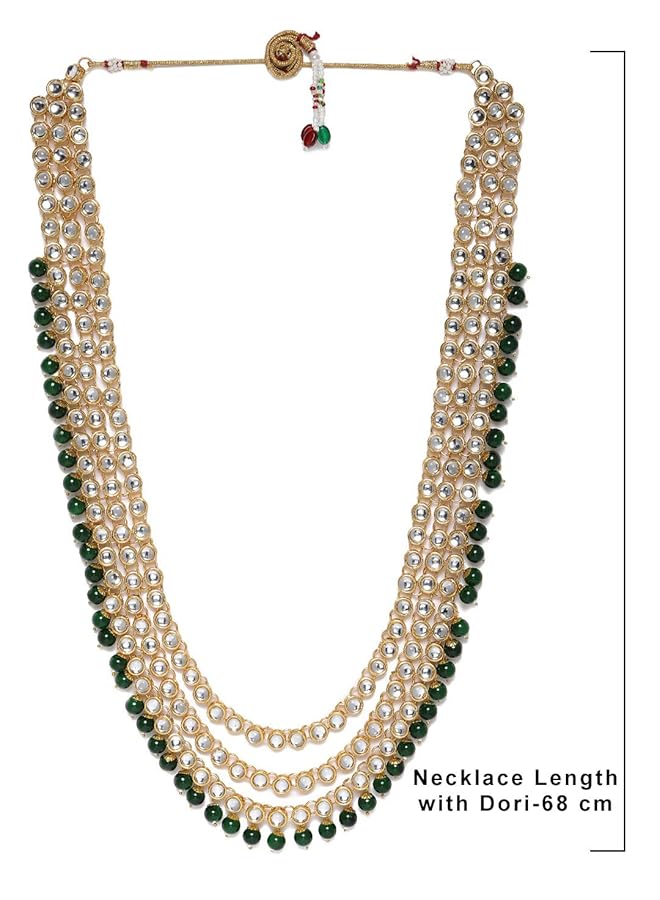 erorex Wedding Jewelery Set For Women Golden Zpfk9793 - Image 5
