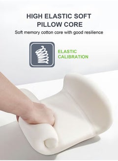 HomarKet Lumbar Support Pillow for Office Car Back Support Pillow with Memory Foam Pad Back Cushion for Back Pain Relief Improve Posture Cushion  - Image 4