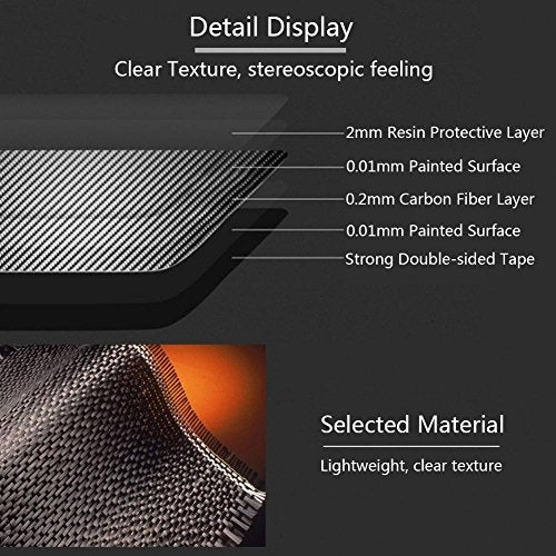 Acouto Center Console Water Cup Holder Trim Carbon Fiber Car Gear Shift Console Panel Cup Holder Trim Cover for B8 2009-2015 Automotive Interior Accessories - Image 5