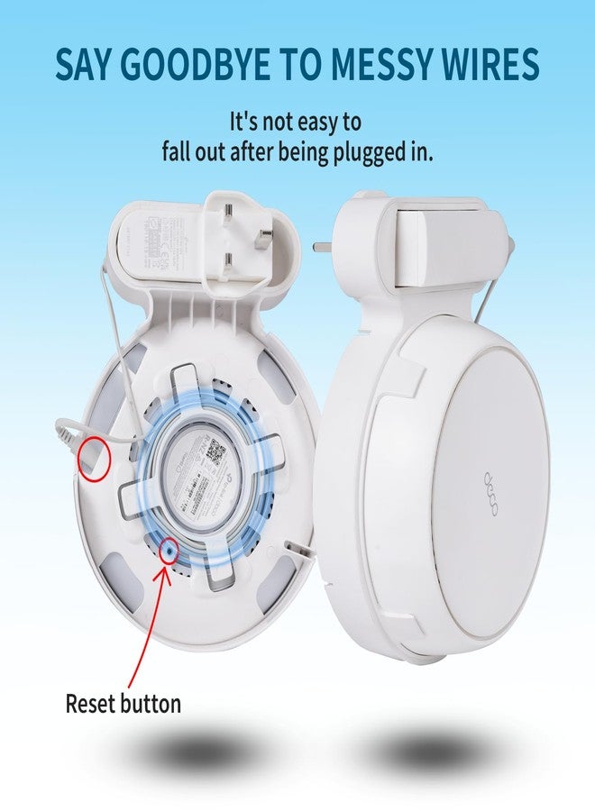 Wabracket Wall Mount Bracket fo Deco WiFi 7, Router Wall Holder for TP-Link BE23/BE25/BE3600/BE5000, Cord Management and Space Saving.Easy Installation to TP-Link WiFi 7 System(3Pack) - Image 2