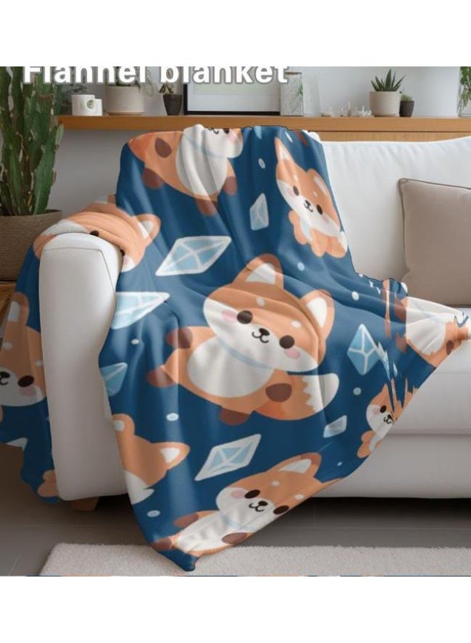 general Flannel thin blanket (warm and comfortable, suitable for sleep, gaming, dust removal and sandproof) 150cm*200cm - 405 - Image 4