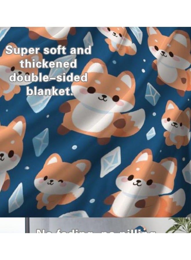 general Flannel thin blanket (warm and comfortable, suitable for sleep, gaming, dust removal and sandproof) 150cm*200cm - 405 - Image 5