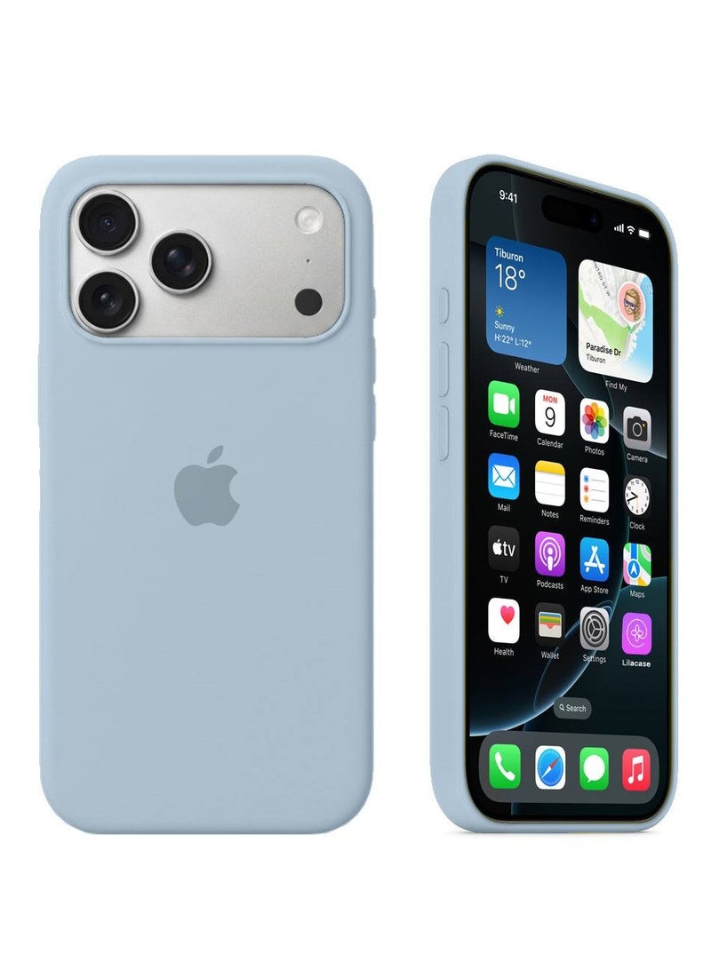 iPhone 17 Pro Max Case Liquid Silicone Soft Microfiber Lining Cover For iPhone 17 Pro Max Shockproof Protective Case For iPhone 17 Pro Max 6.9'' - Image 1