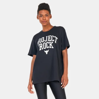 UNDER ARMOUR Women's Project Rock Heavyweight Campus T-Shirt