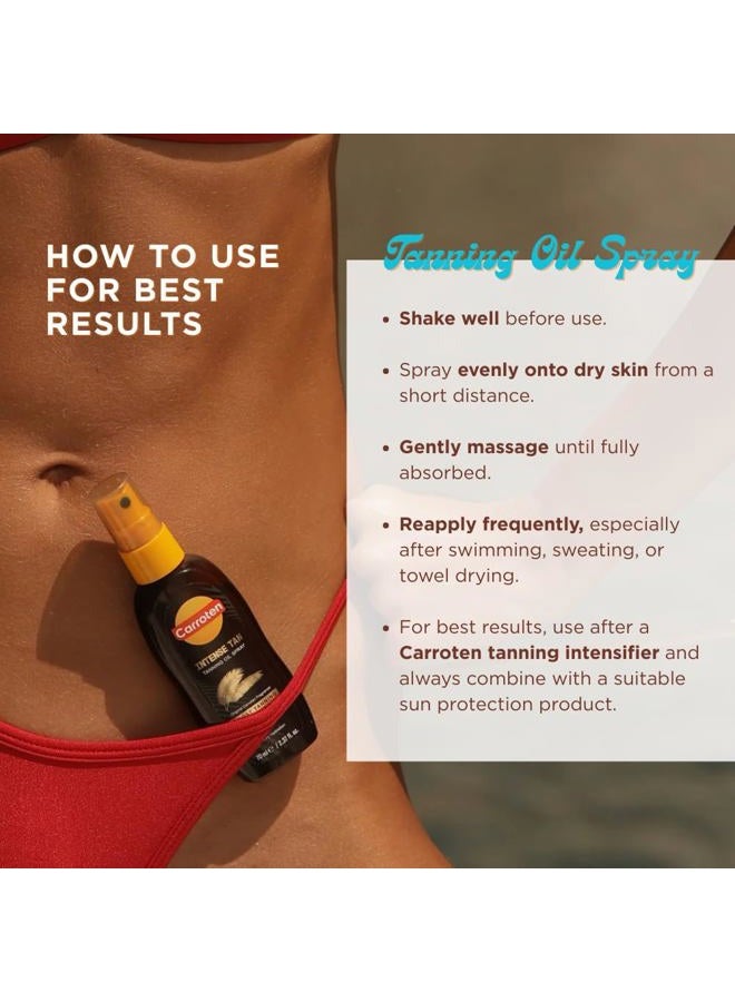 Carroten Intensive Tanning Oil SPF 0, 70 ml - Tanning Accelerator with Carrot and Coconut Oils - Vegan Tanning Oil with Vitamins A & E - Image 2
