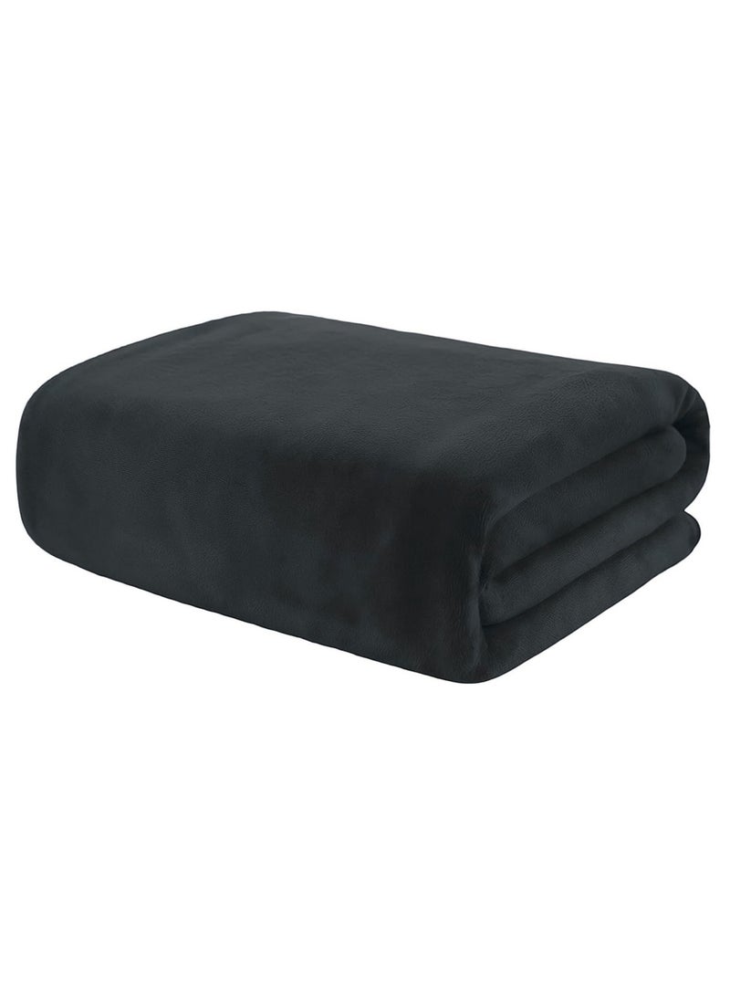 Fabienne Over-Sized Beach Towel 100x200cm Microfiber Extra Large Bath Sheet Pool Towel Yoga Towel Spa Towel Soft, High Absorption and Quick-Drying Black - Image 1