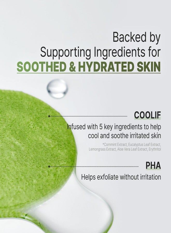 P.CALM Azelaic Acid Matcha 1000 Gauze Gel Toner Pad | Azelaic Acid & Matcha for Daily Resurfacing, Skin Soothing & Hydration, Gentle Exfoliating Toner Pads | Korean Skincare, 110g / 3.88 oz, 60 Pads - Image 5